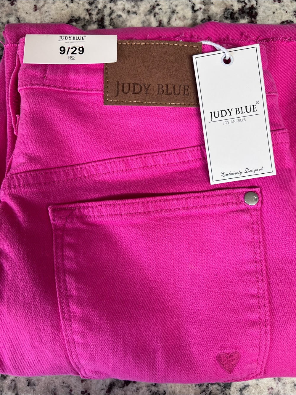 Judy Blue Bright Hot Pink High-Rise Women's Jeans